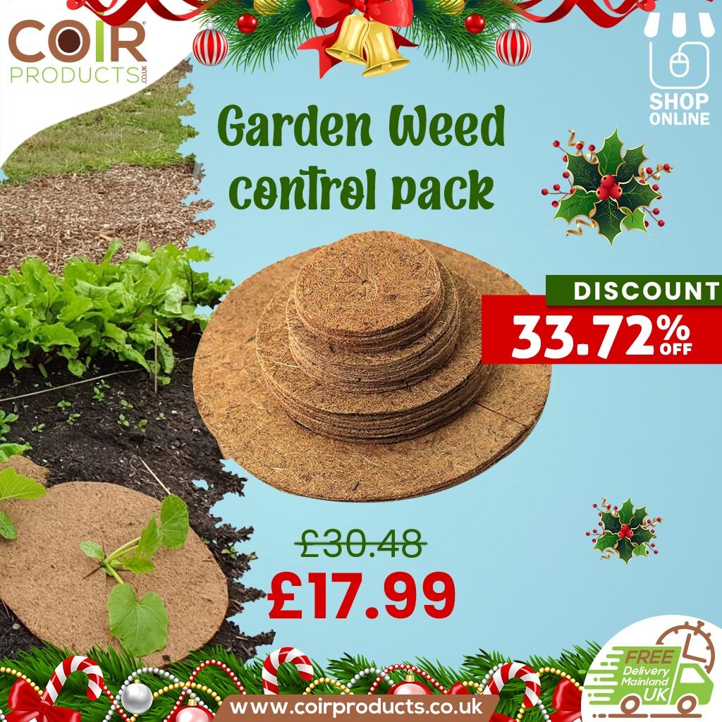 Coir Chismats bundles- garden weed control pack