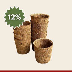 10cm Coir pots pack of 10