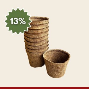 13cm Coir pots pack of 10