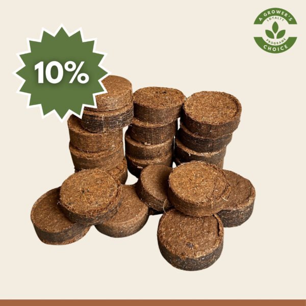 Coir discs 5cm pack of 20