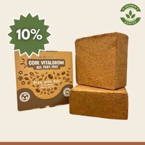 Coir Vital Grow® potting mix by Salike® | 80L (5kg) -  Pack of 2