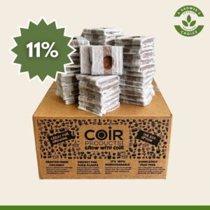 Coir Growcubes by Salike®  7.5cmx7.5cm -  pack of 50