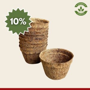 8cm Coir pots  pack of 10