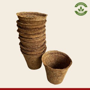 9.5cm Coir pots pack of 10