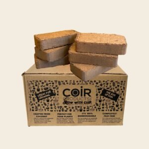 60L (10L X 6) Coir Vital Grow® potting mix by Salike® | 650g X 6 bricks