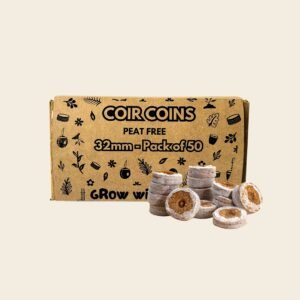 Coir Coins by Salike® 32mm pack of 50