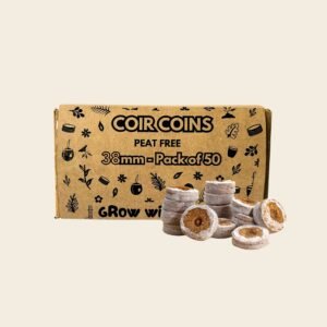 Coir Coins by Salike® 38mm pack of 50