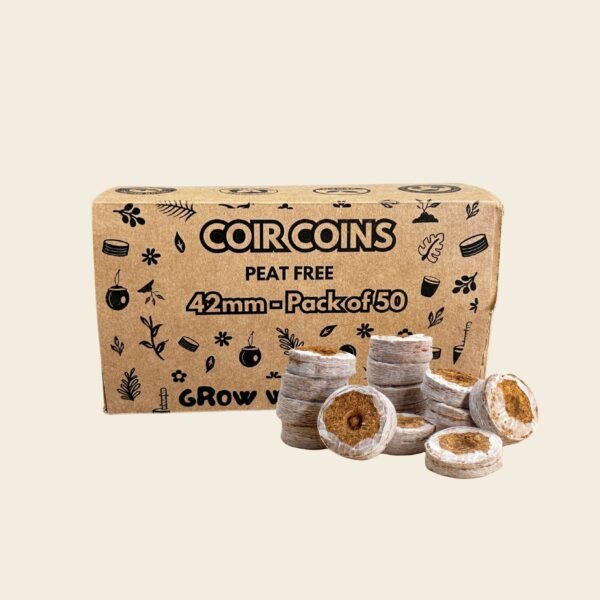 Coir Coins by Salike ® 42mm pack of 50