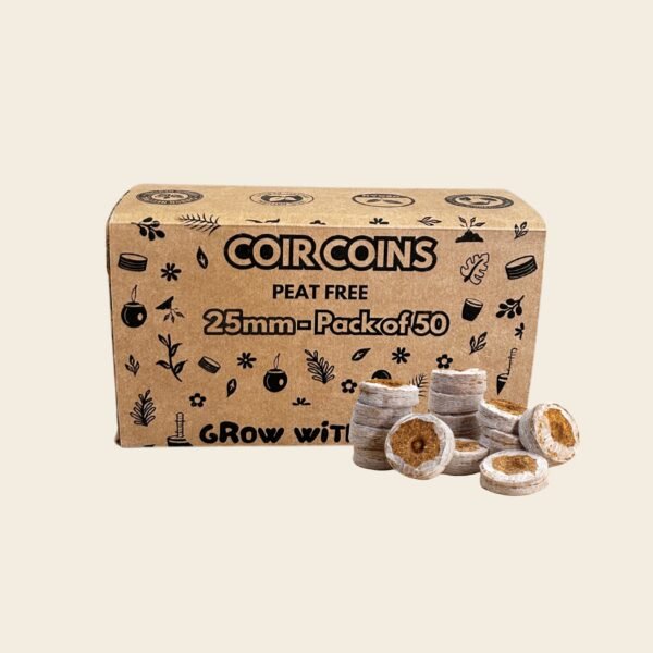 Coir Coins by Salike® 25mm pack of 50