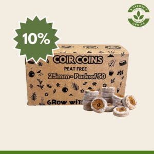 Coir Coins by Salike® 25mm pack of 50