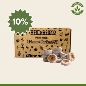 Coir Coins by Salike® 32mm pack of 50