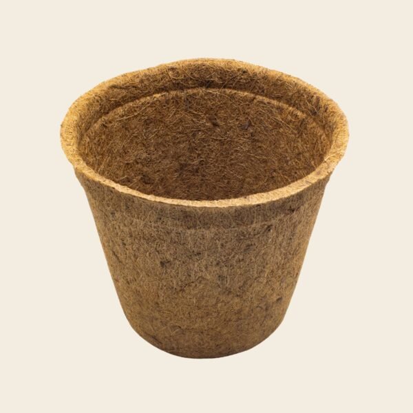 23cm Coir pots pack of 10 - Image 2
