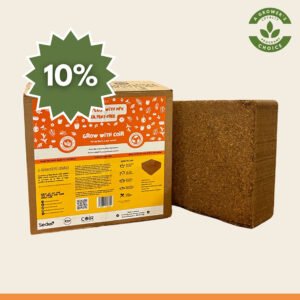 CoirPlus with NPK 80L (5kg) All Purpose Compost (block) by Salike®
