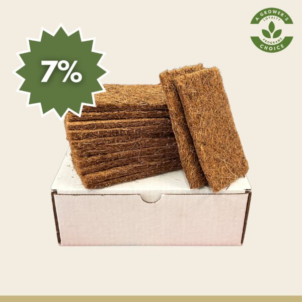 Coir Microgreen Sheets 14.5cm x 7.5cm – Natural, Sustainable Growing Starts Here