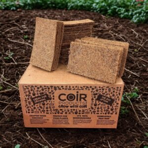Coir Microgreen Sheets 17cm x 10cm – Natural, Sustainable Growing Starts Here