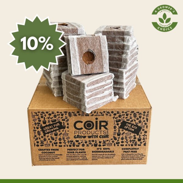 Coir Growcubes by Salike® 10cmx10cm - pack of 30