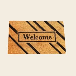 Doormats - A formal welcome message
