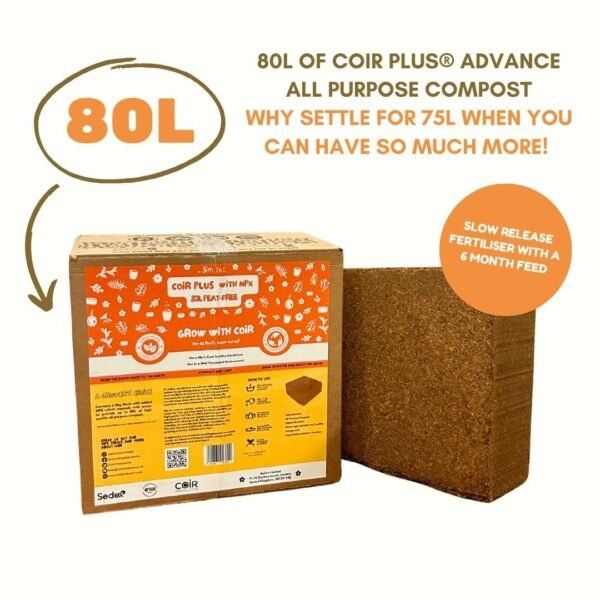 CoirPlus Adv. – Premium All-Purpose Compost with 6 months of slow-release feed - Image 3