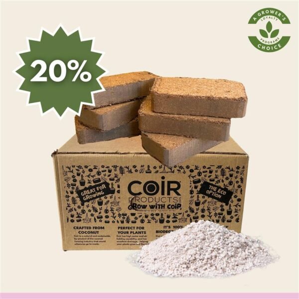 Coir With Perlite 1kg x 4 | 60+L
