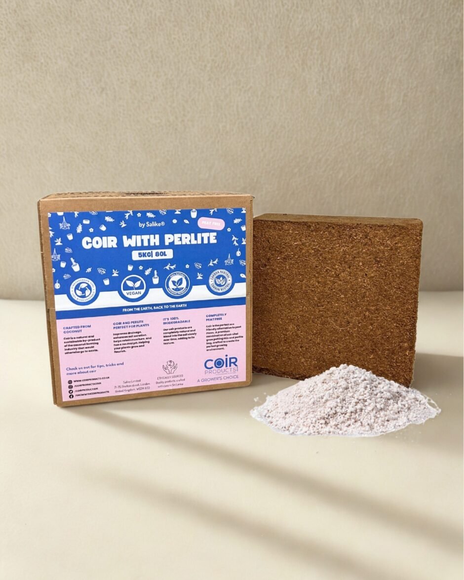 Coir and Perlite Potting Mix - Peat-Free Growing Medium