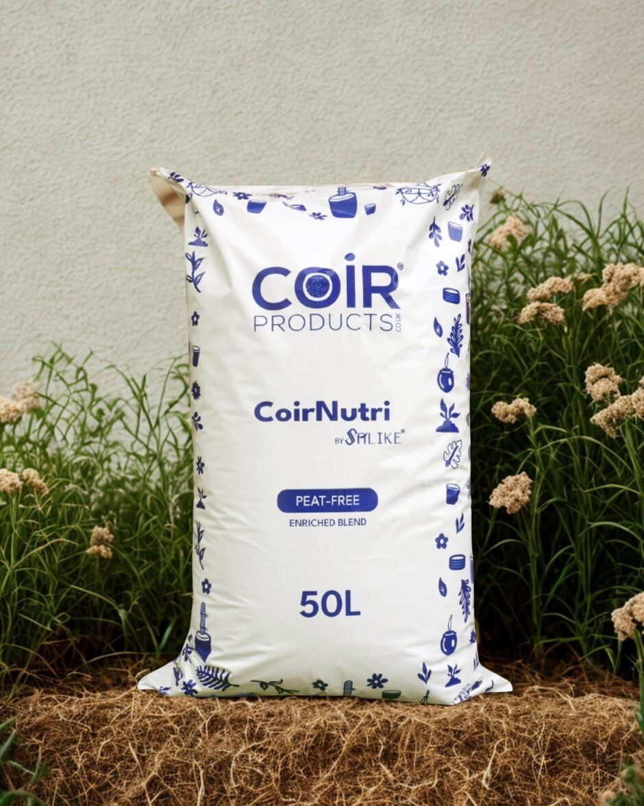 CoirNutri 50L Bag | All-Purpose Peat-Free Coir Compost for Flowers & Veg