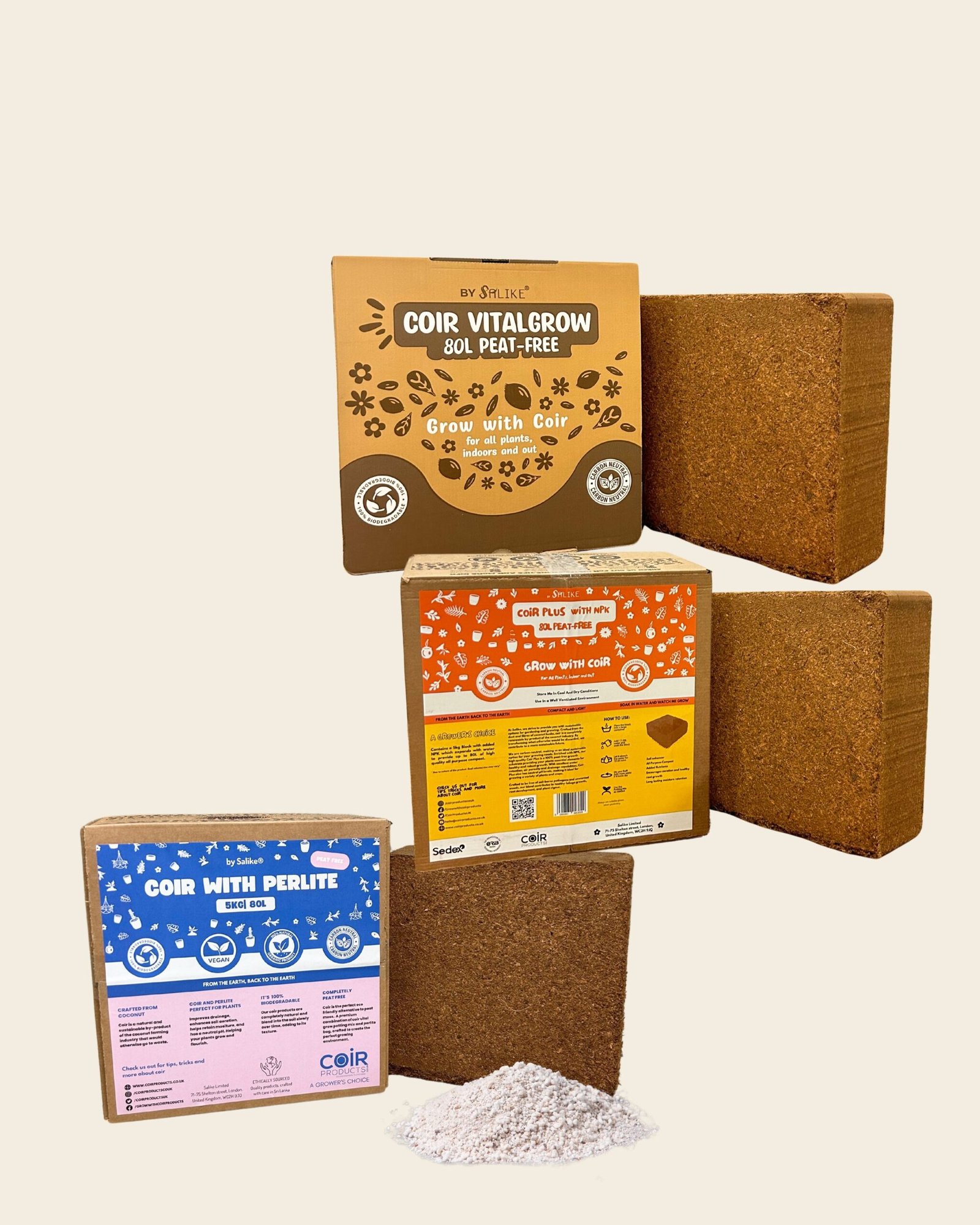 The Ultimate Coir Trio – Over 240L of Premium All-Purpose Compost