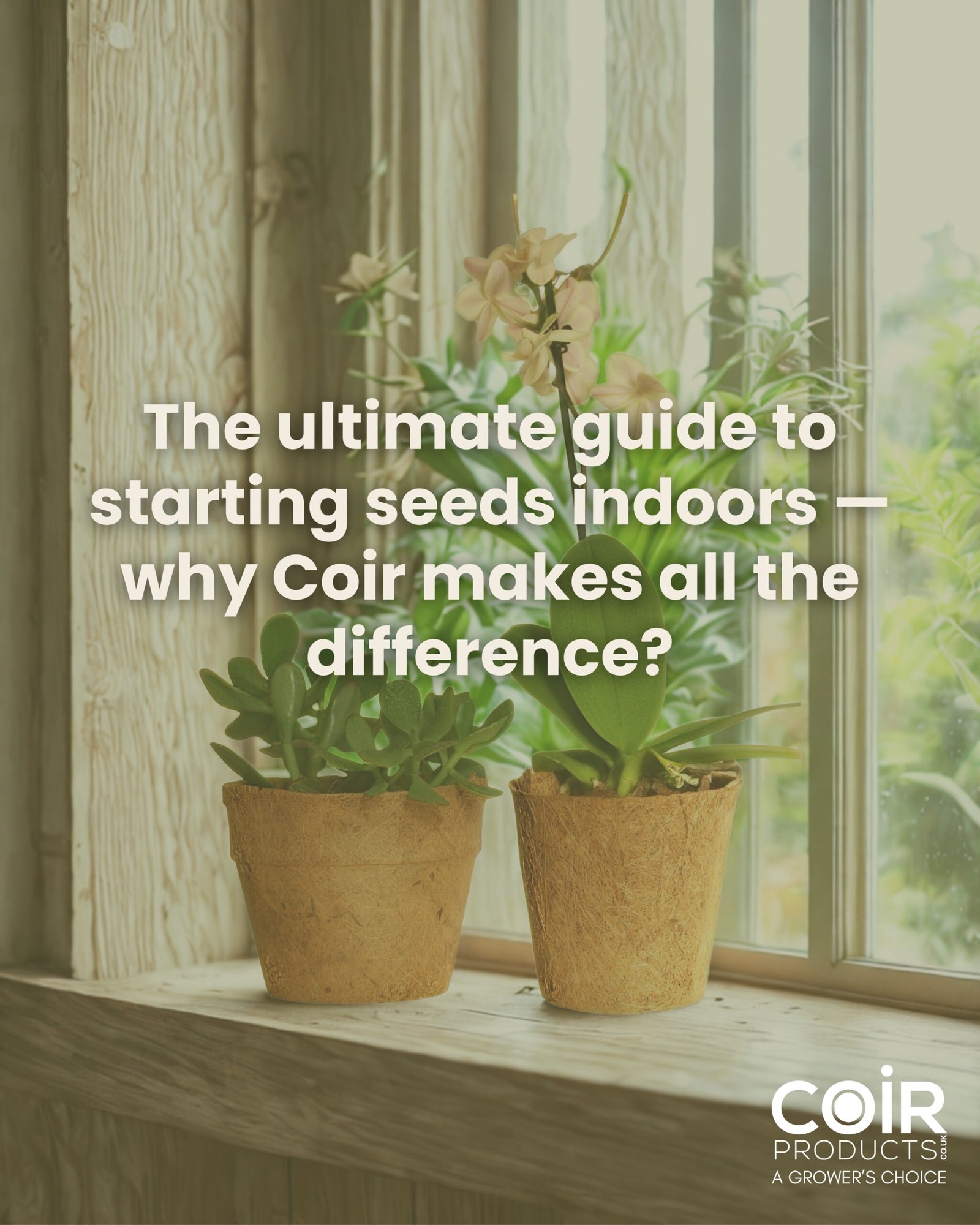 The Ultimate Guide to Starting Seeds Indoors — Why Coir Makes All the Difference