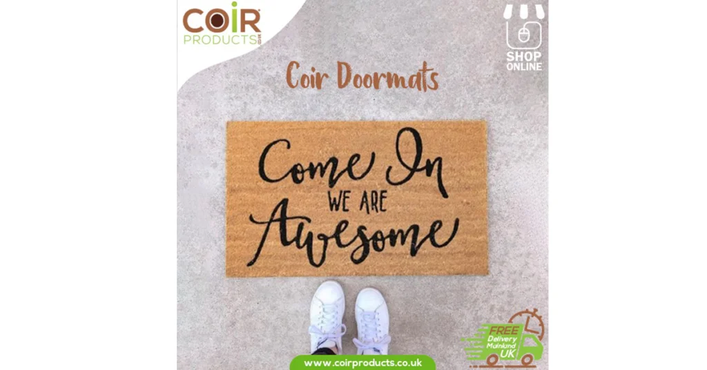 Coir doormats from CoirProducts.co.uk: a huge range of new designs and colours coming soon