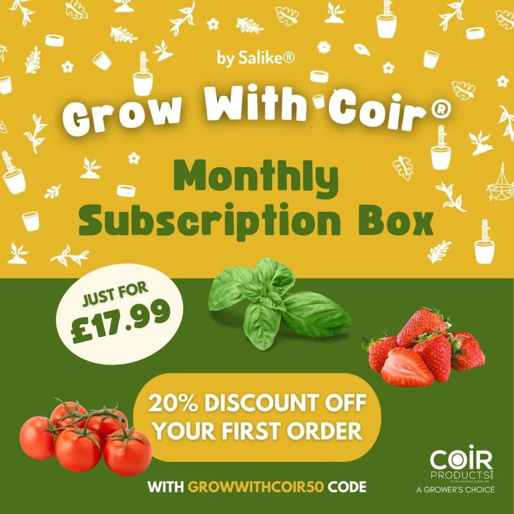 CoirProducts® by Salike® launches peat-free, coir grow-your-own monthly subscription box