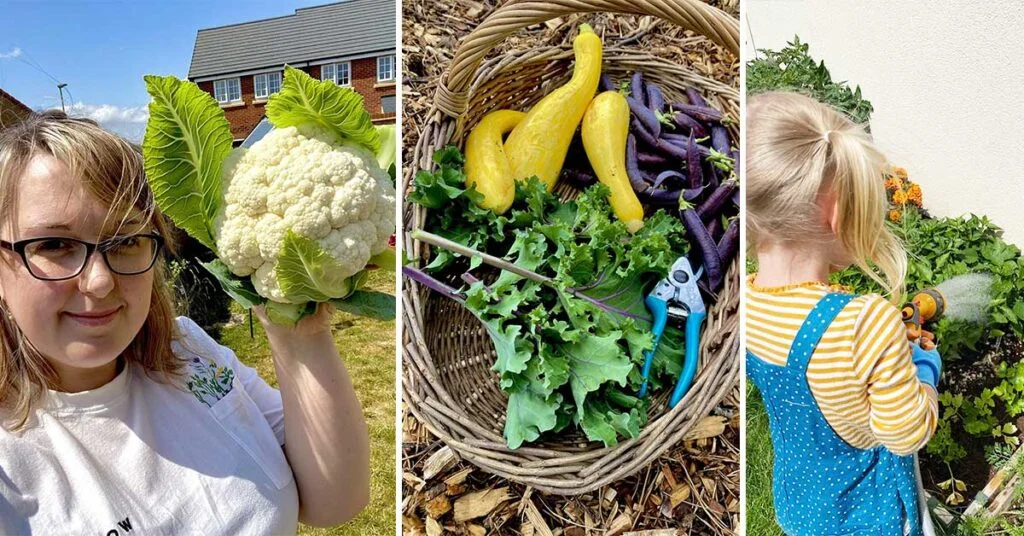 I love the calm of the garden or allotment