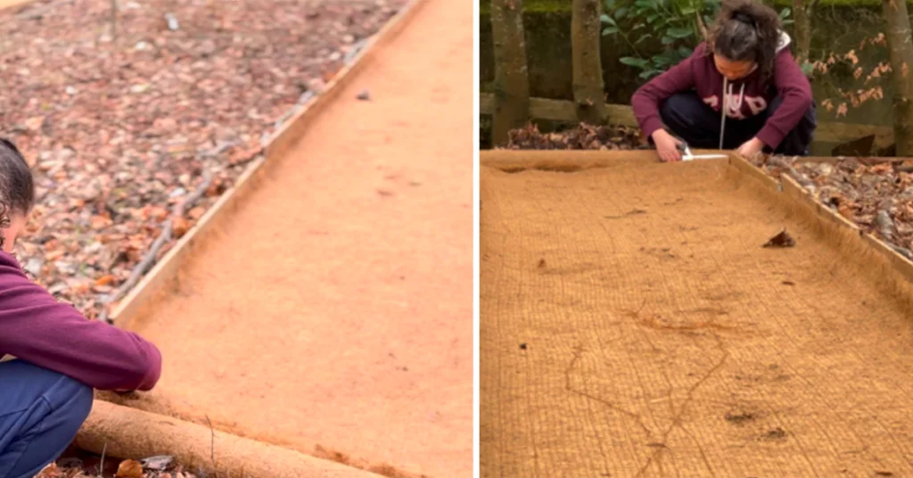 It is very stable and soaks up water when it rains