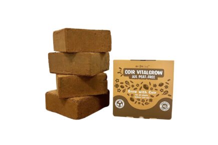 No Peat, Only Coir | 4 bricks of 5kg Coir  Vital Grow