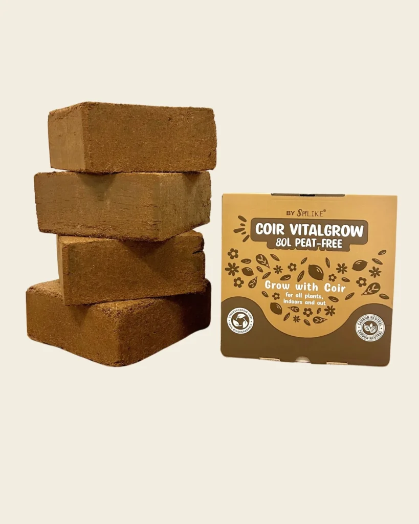 No Peat, Only Coir | 4 bricks of 5kg Coir  Vital Grow